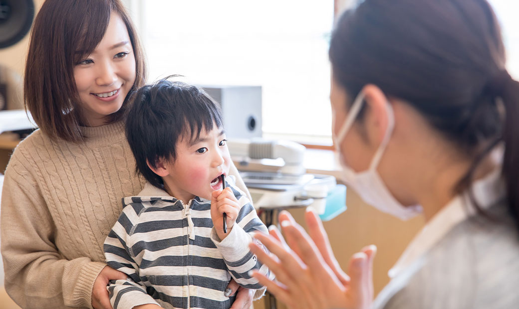 ご家族の方との一緒の治療